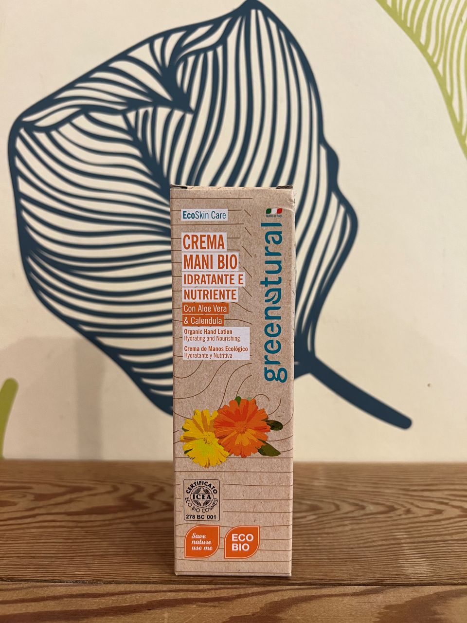 Crema mani idratante aloe vera e calendula - Greenatural